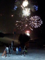 ふゆ　の　花火