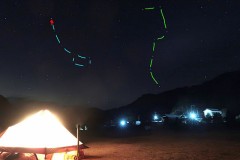 キャンプと天体観測