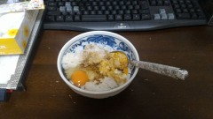 冷めたご飯(T_T)