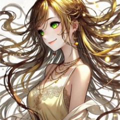 彼女は天使のような微笑みで