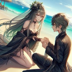 目が覚め目を腫らした彼女を見て