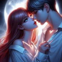 キスをする瞬間彼女の心臓は口から飛び出しそうだった