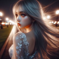 妖艶な目つきで彼女が微笑む