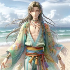 彼の目線がはだけたバスローブの隙間の胸元に