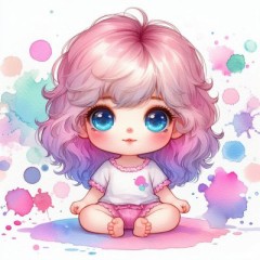 漫画の中に出てくる恋人同士がキスをする場面