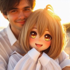 可愛い彼女を見つていると