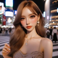 彼女は突然振り向くと彼の胸に飛び込んだ　その衝撃で二人はそのまま