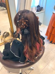 可愛い髪型した