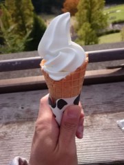 六甲山牧場のソフトクリーム