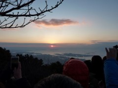 摩耶山　初日の出！