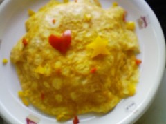 オムライスを作ってみました。