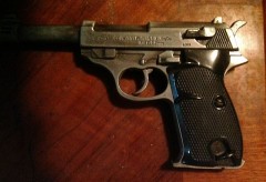 愛用の拳銃です  ワルサーP３８