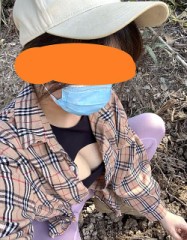 敷地をグルグル歩き回って