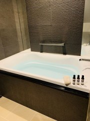 ホテルのお風呂でのんびり！