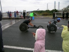 車いすマラソン