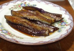 ナス炒め．．．