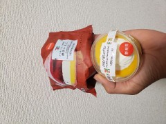 セブンイレブンのカボチャプリン&さつまいもこ