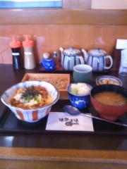 丼ぶりランチです！