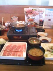 豚しゃぶランチです！