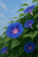 7月の日本の花・・・朝顔