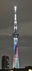 昨日のスカイツリーのライティング