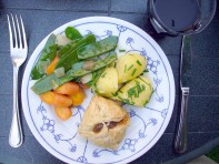 ミンチ肉のパイ