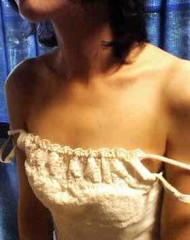 Ｍの写真☆白いキャミと鎖骨