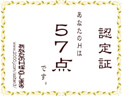 ～あなたのＨ採点します～