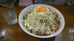 豚壱家の油そば（汁無しラーメン）