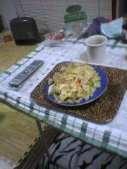 昨日の夕食１００円也！