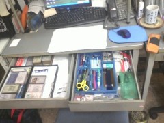 本日は社内、机の引き出し整理～