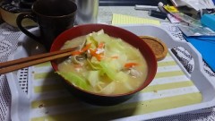 昨晩は久しぶりに「ほうとう」・・