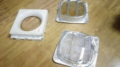 忘れてたよ・・換気扇カバーの交換！