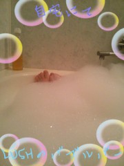 バブルバスで泡々