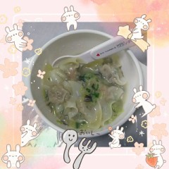 美味しいワンタンスープ