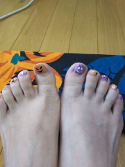 ハロウィン ネイル