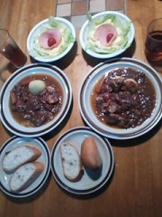 猛暑日にワイン煮