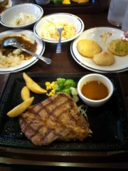 初めてステーキガストへ☆