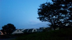 初雪の中で雪合戦♪