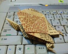 しりとりと折り紙の日1（折り紙開始１日目）