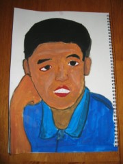 自画像・・・・・