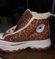 靴に、マジックペンで！