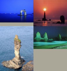 北海道の奇岩