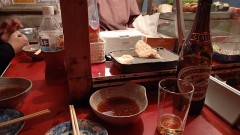 福岡の屋台にて