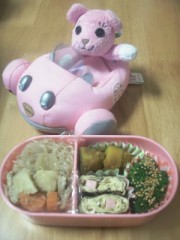 台風　でも今日のお弁当・・・