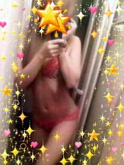 おはょーございます♪夏帆の今日の下着姿だょん♪