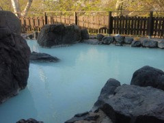 母子で露天風呂