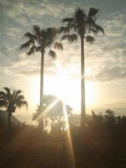 絶景、のちスコール