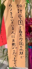 短冊に思ひをこめて(｀ε ´)