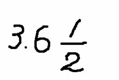 3.6kgの二分の一
